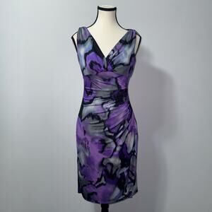 American Living purple dress women's size 4